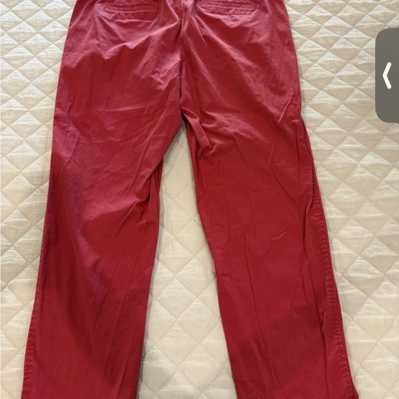 3 Pairs Talbots Summer Pants Perfect Crop Relaxed Chino Gingham Red Blue Size 14 - Picture 10 of 11